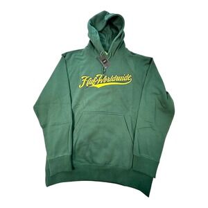 HUF Worldwide Canberraga P/O Hoodie Forest Green Mens Medium Sweatshirt